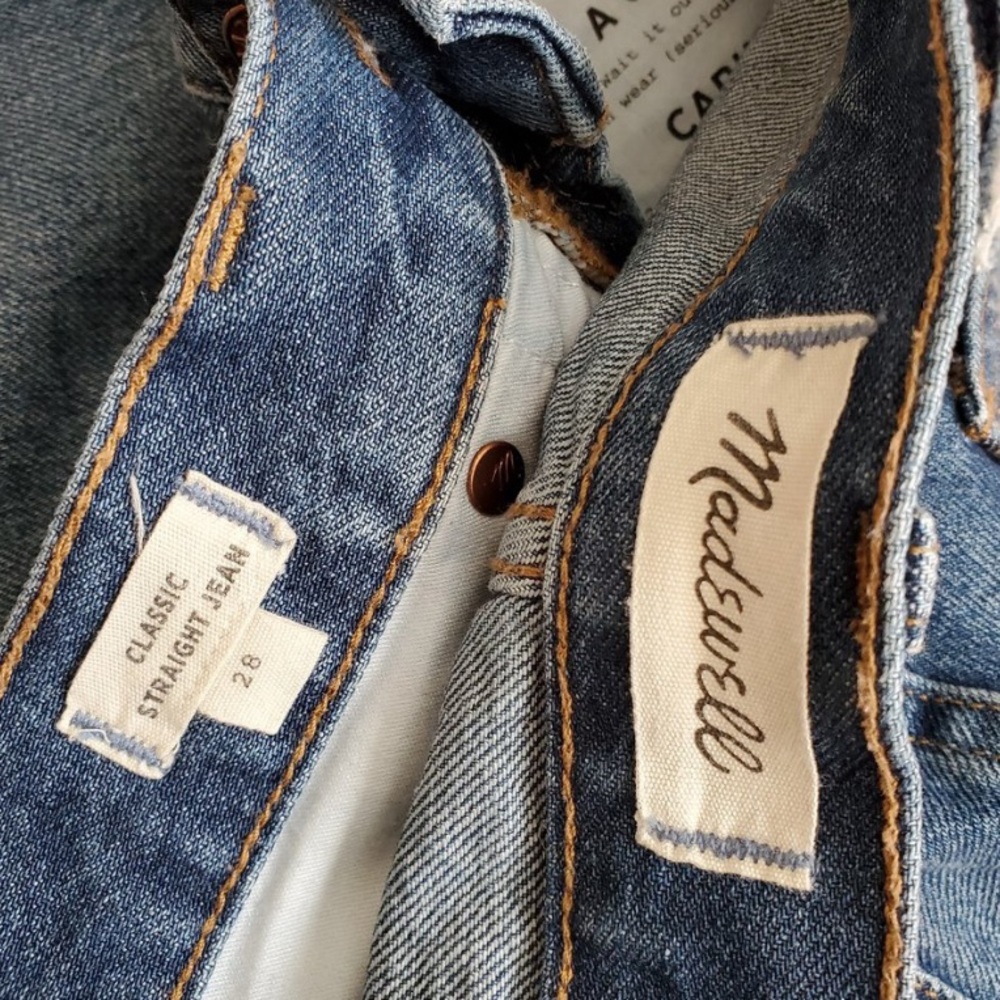 Madewell Classic Straight Jean - Picture 2 of 2